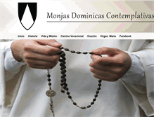 Tablet Screenshot of monjasdominicas.com